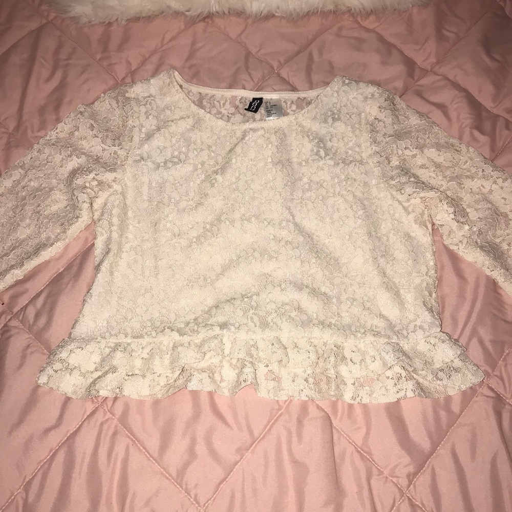 Pink Lace Top